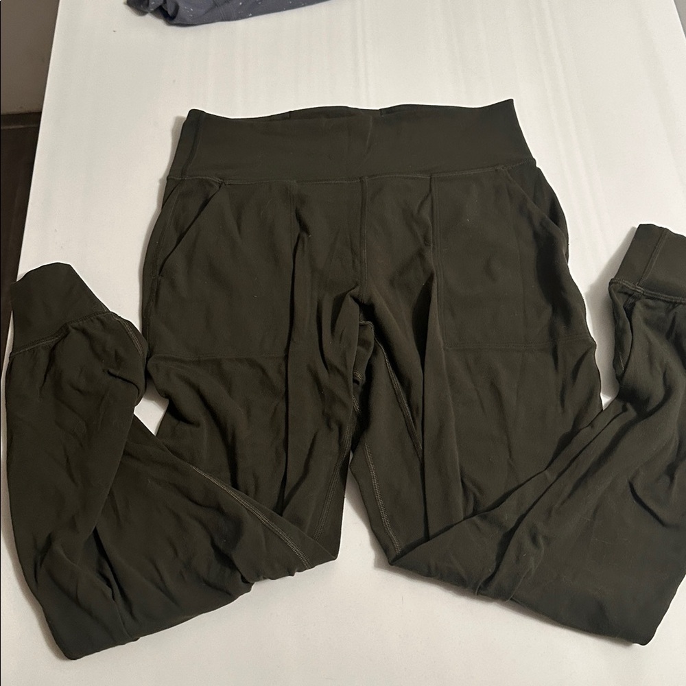 lululemon athletica Olive Track Pants